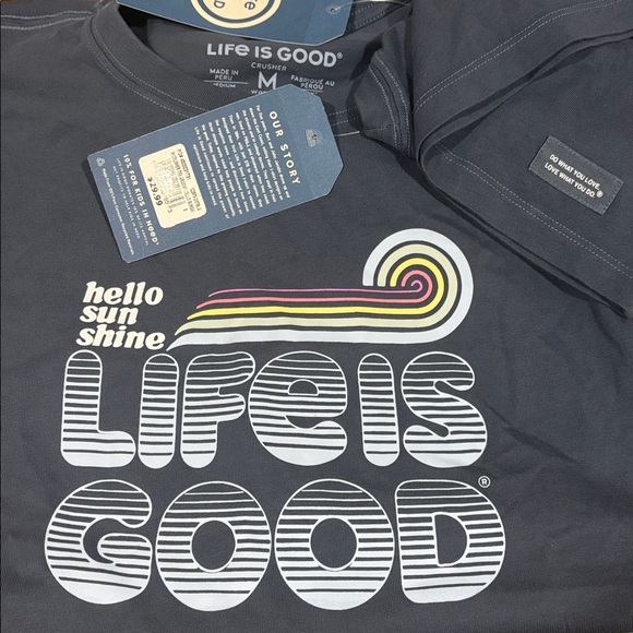 Hello Sunshine Life is Good Crusher Tee Women’s - Picture 3 of 3